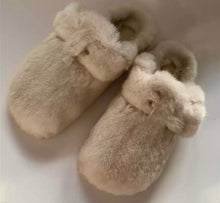 Genuine Mink Closed Toe Shoes