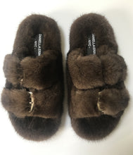 Women's and Men's Genuine Mink Shoes / Slides
