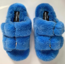 Women’s Colorful Genuine Mink Shoes / Slides