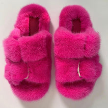 Women’s Colorful Genuine Mink Shoes / Slides