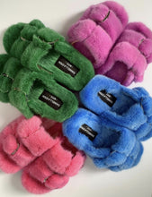 Women’s Colorful Genuine Mink Shoes / Slides