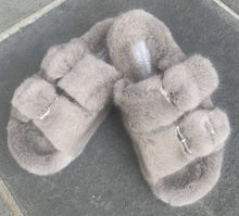 Women's and Men's Genuine Mink Shoes / Slides