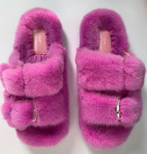 Women’s Colorful Genuine Mink Shoes / Slides
