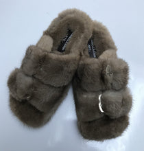 Women's and Men's Genuine Mink Shoes / Slides