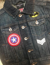 Boys Personalized Super Hero Denim Jacket