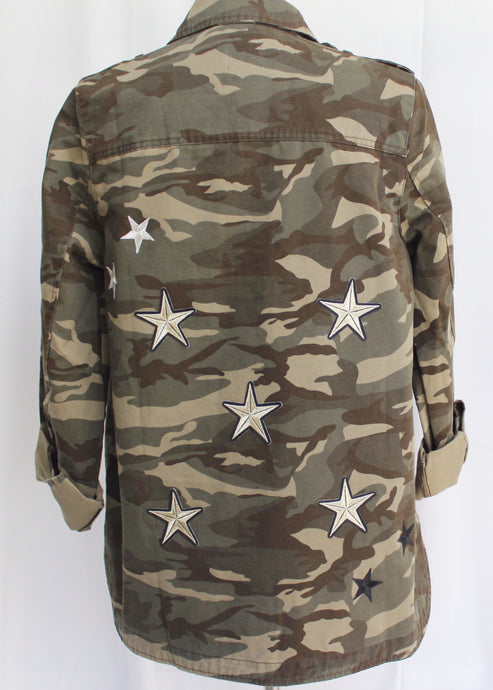 Camouflage Jacket with Stars